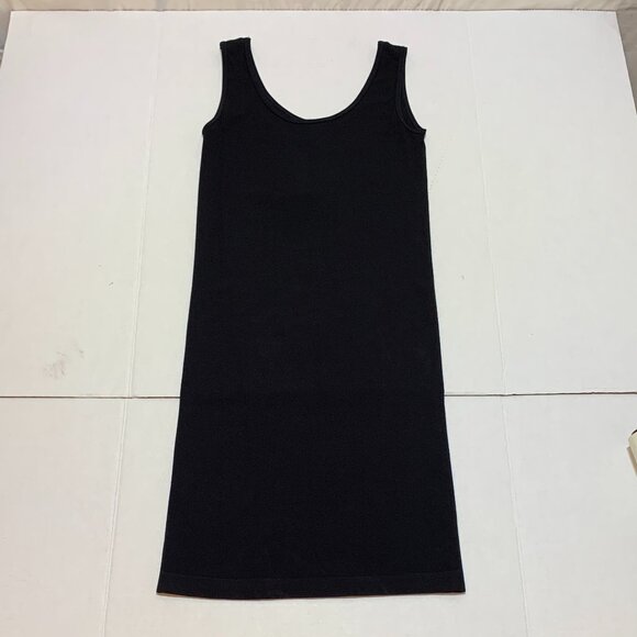 C'est Moi Clothing Co. Bamboo Blend Seamless Long Tank Top Black Women Summer - Picture 1 of 8